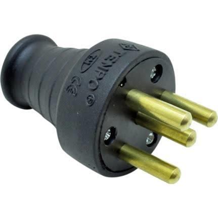 KAUÇUK TRİFAZE ERKEK FİŞ